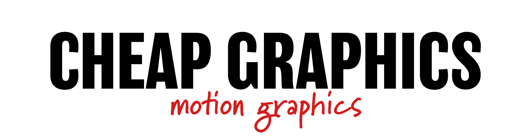 Cheap Graphics モーショングラフィックステンプレート
